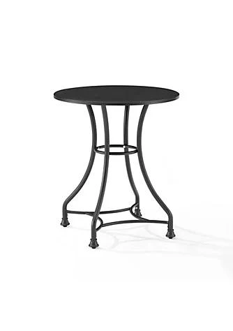 商品Crosley Furniture|Furniture Crosley Furniture Co6271 Mb Astrid Indoor Outdoor Metal Bistro Table Matte Black,价格¥1341,第1张图片