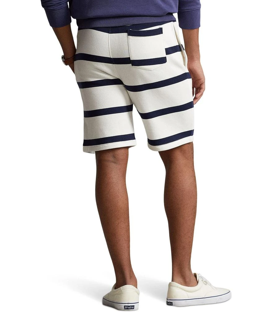 商品Ralph Lauren|8.5" Logo Striped Fleece Shorts,价格¥408,第2张图片详细描述