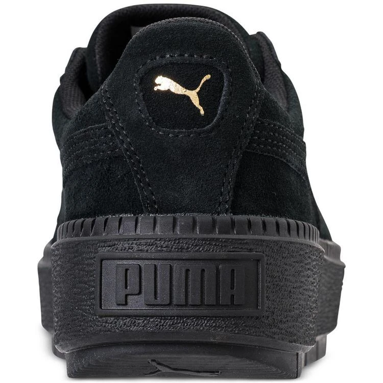 商品Puma|Women's Suede Platform Trace Casual Sneakers from Finish Line,价格¥445,第5张图片详细描述