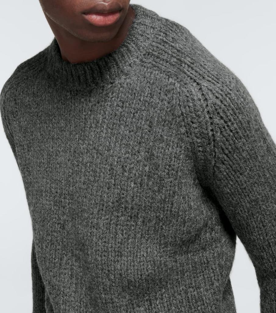 Heavy-knit crewneck sweater商品第5张图片规格展示