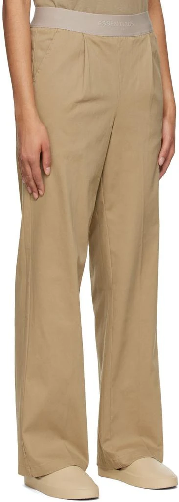 商品Essentials|Tan Cotton Trousers,价格¥353,第2张图片详细描述