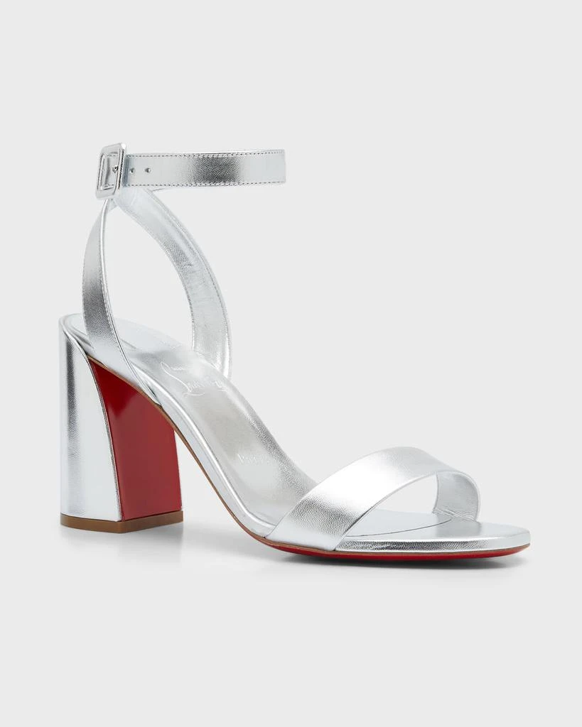 商品Christian Louboutin|Miss Sabina Red Sole Ankle-Strap Sandals,价格¥7334,第3张图片详细描述