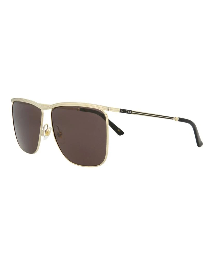 商品Gucci|Square-Metal Frame Sunglasses,价格¥1170,第2张图片详细描述