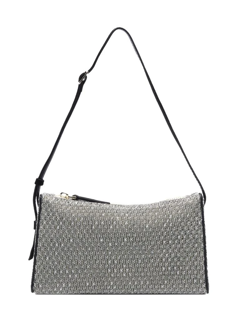 商品Manu Atelier|Mini Prism Mesh Knit & Suede Bag,价格¥1185,第1张图片