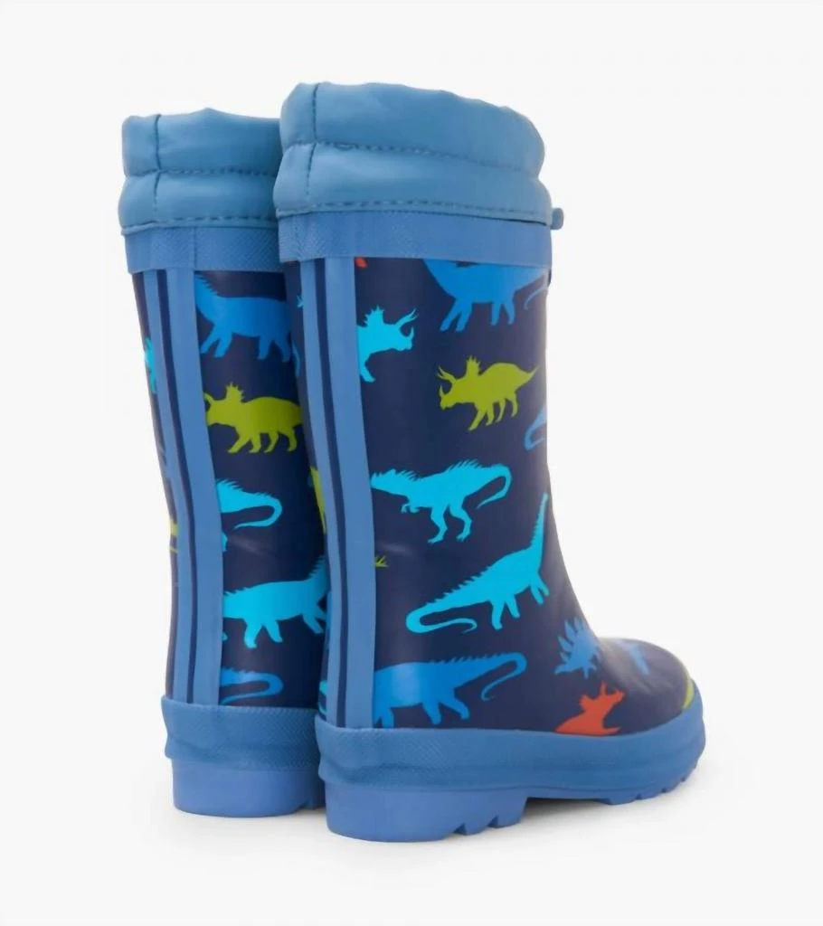 商品Hatley|Hatley - Boy's Dino Silhouettes Sherpa Lined Rain Boots,价格¥831,第3张图片详细描述