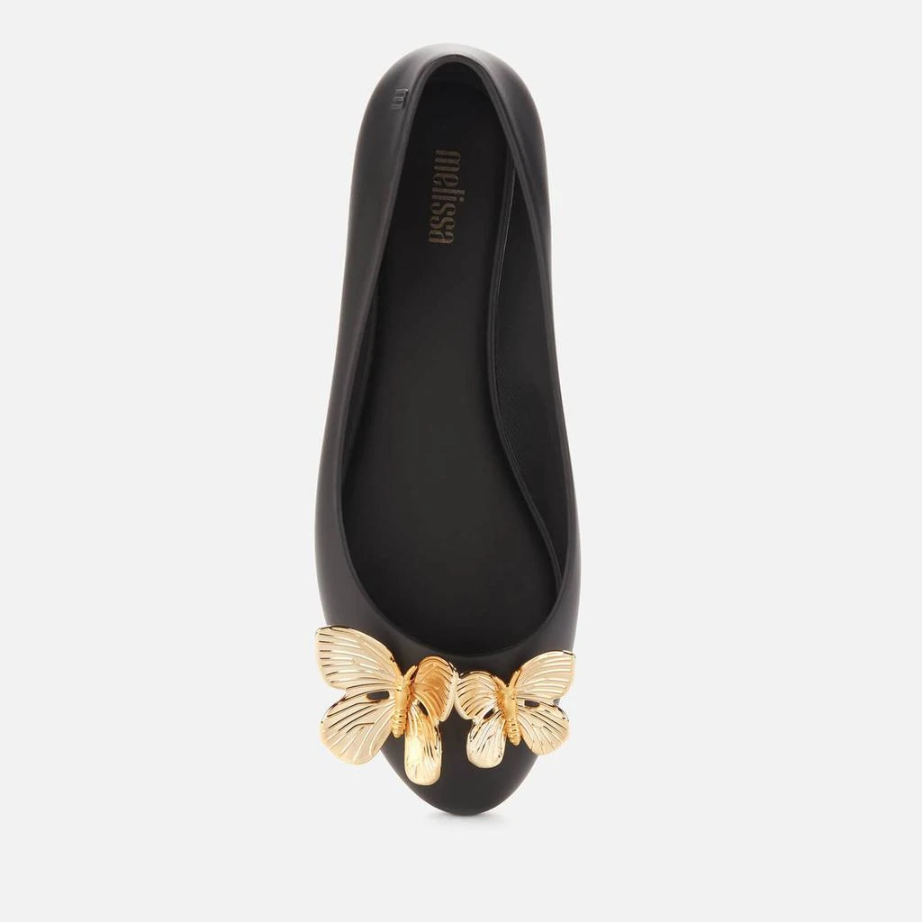 商品Melissa|MELISSA WOMEN'S DOLL BUTTERFLY BALLET FLATS - GOLD BLACK,价格¥267,第3张图片详细描述