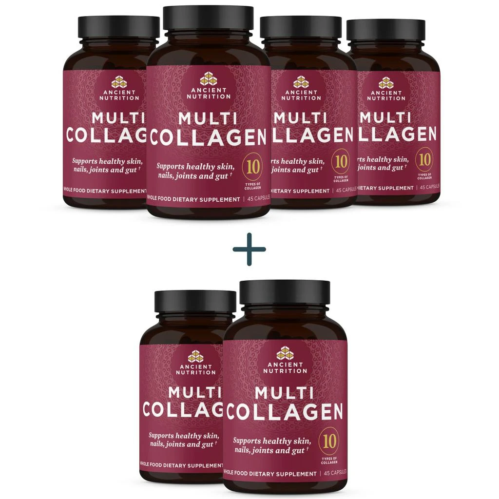 商品Ancient Nutrition|Multi Collagen Capsules (90 Capsules) - 6 Bottle Offer,价格¥1609,第1张图片