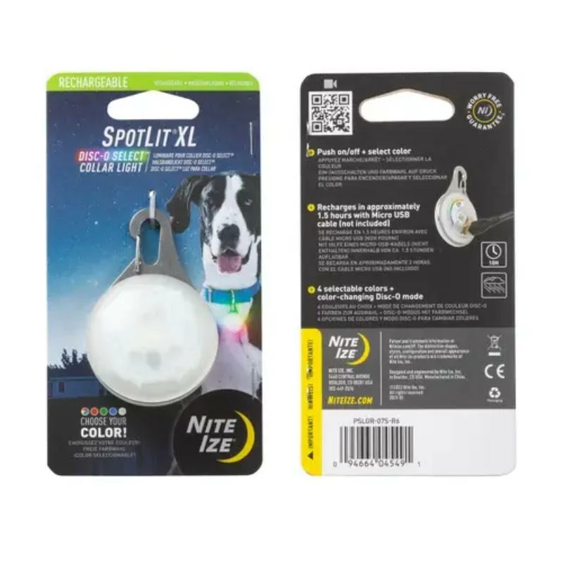 商品Nite Ize|SpotLit XL Rechargeable Collar Light,价格¥167,第5张图片详细描述