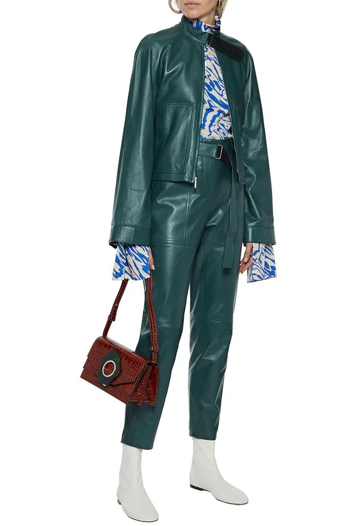 商品ROSETTA GETTY|Belted leather tapered pants,价格¥4291,第4张图片详细描述