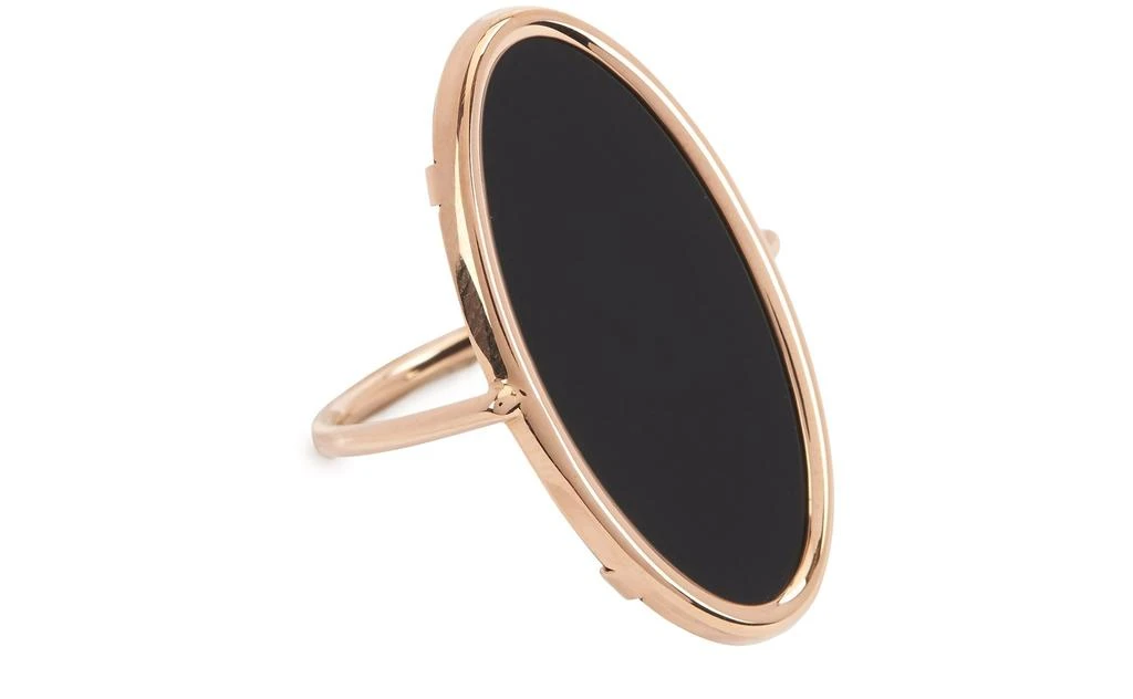 商品Ginette NY|Ellipse Onyx 戒指,价格¥3312,第1张图片