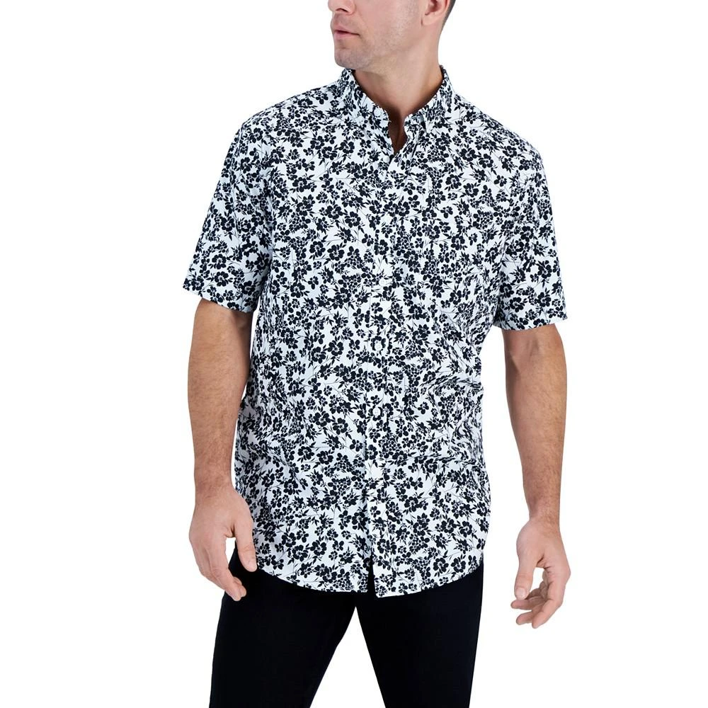 商品Club Room|Men's Short-Sleeve Garden-Print Shirt, Created for Macy's,价格¥145,第1张图片