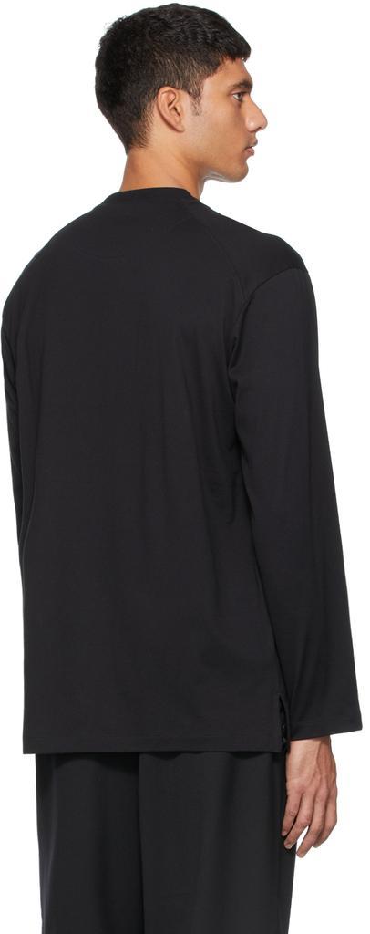 商品Y-3|Black Core Logo Long Sleeve T-Shirt,价格¥386,第5张图片详细描述