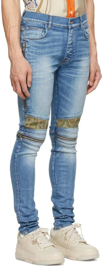 商品AMIRI|Blue Paneled Jeans,价格¥3037,第2张图片详细描述