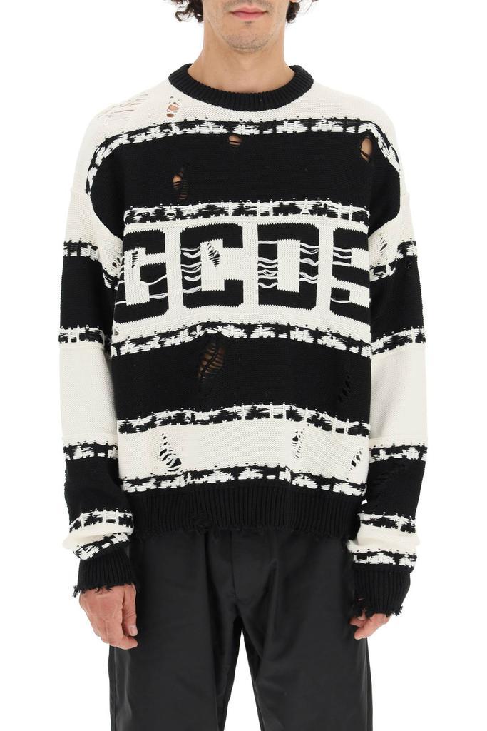 商品GCDS|Gcds distressed sweater,价格¥2220,第4张图片详细描述