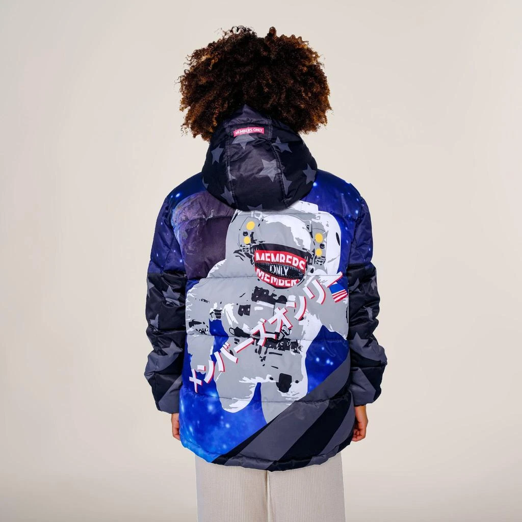 商品Members Only|Women's Space Puffer Oversized Jacket,价格¥336,第5张图片详细描述