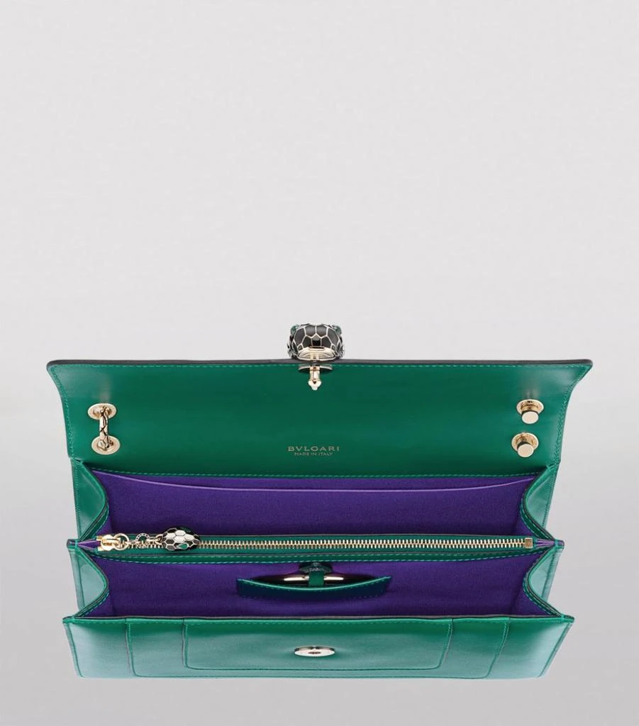 商品BVLGARI|Leather Serpenti Forever Shoulder Bag,价格¥32033,第4张图片详细描述