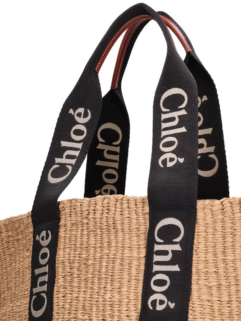 商品Chloé|Large Woody Paper Tote Bag,价格¥7263,第3张图片详细描述