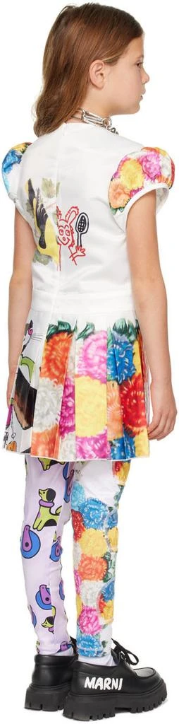 商品CHOPOVA LOWENA|SSENSE Exclusive Kids White Bird & Floral Dress,价格¥1143,第3张图片详细描述