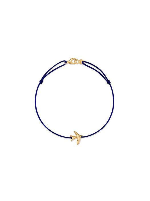 商品hyeres-lor|Colombe d'Or 002 Flying 14K Bracelet S_Dark Blue,价格¥1610,第1张图片