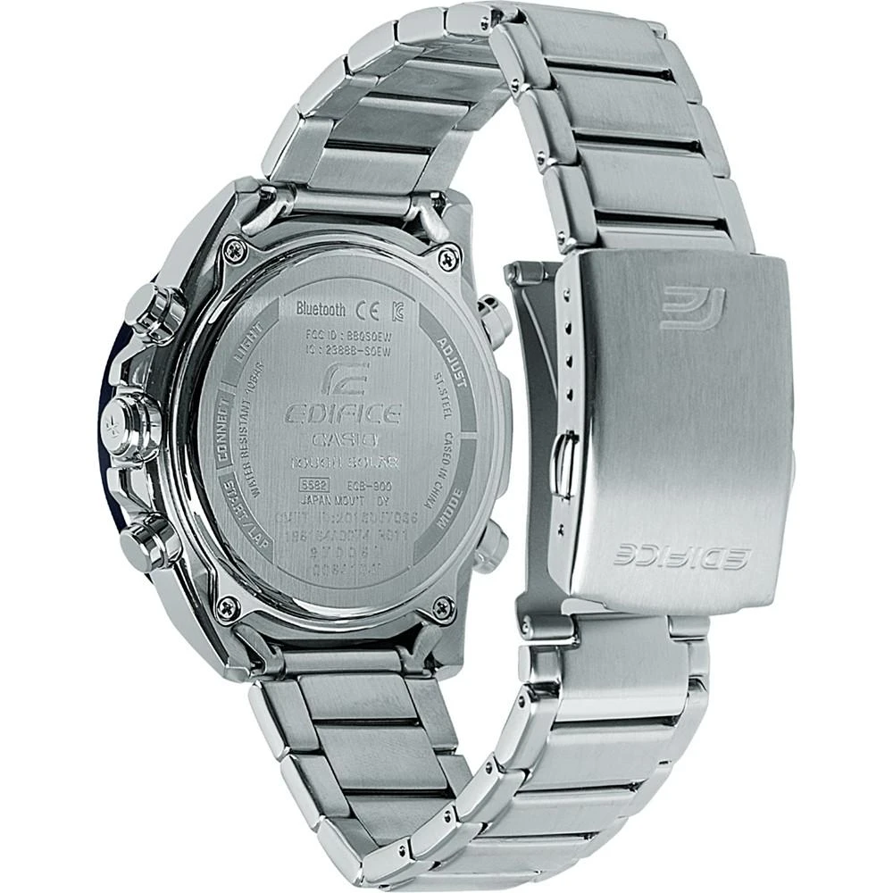 商品G-Shock|G-Shock Men's Solar Analog-Digital Stainless Steel Bracelet Watch 48mm腕表,价格¥1655,第3张图片详细描述