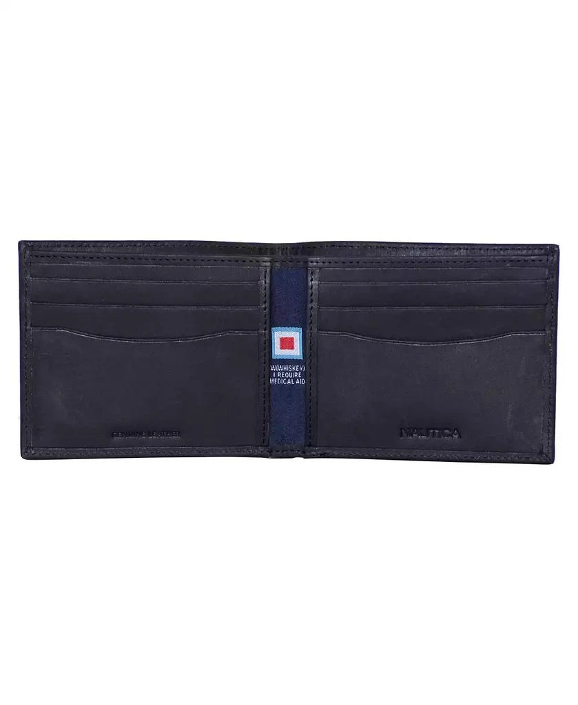 商品Nautica|Men's Credit Card Bifold Leather Wallet,价格¥333,第3张图片详细描述