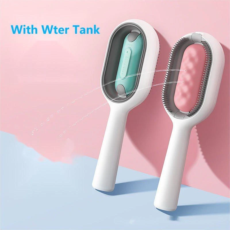 商品Vigor|Two In One Hair Removal Cleaning Double Side Bath Rake Comb Pet Dog Cat Shedding Deshedding Brush Grooming Comb With Water Tank,价格¥99,第2张图片详细描述