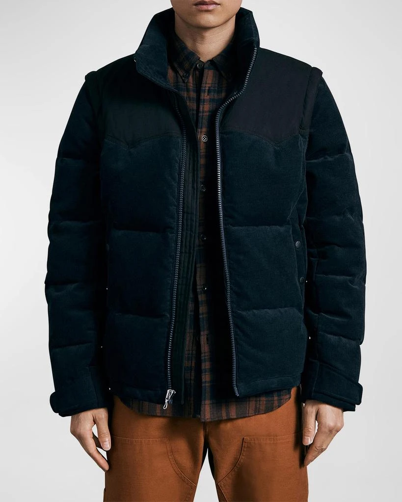 商品Rag & Bone|Men's Holt Corduroy Puffer Jacket,价格¥1993,第1张图片