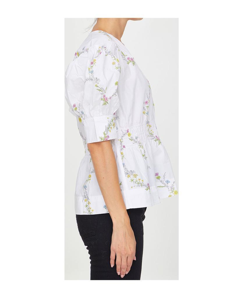 商品Ganni|Floral Cotton Shirt,价格¥1196,第5张图片详细描述
