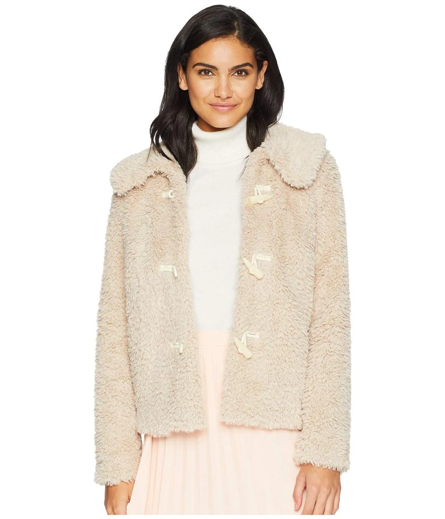 商品Kensie|Teddy Fur Jacket KS0K2311,价格¥573,第1张图片