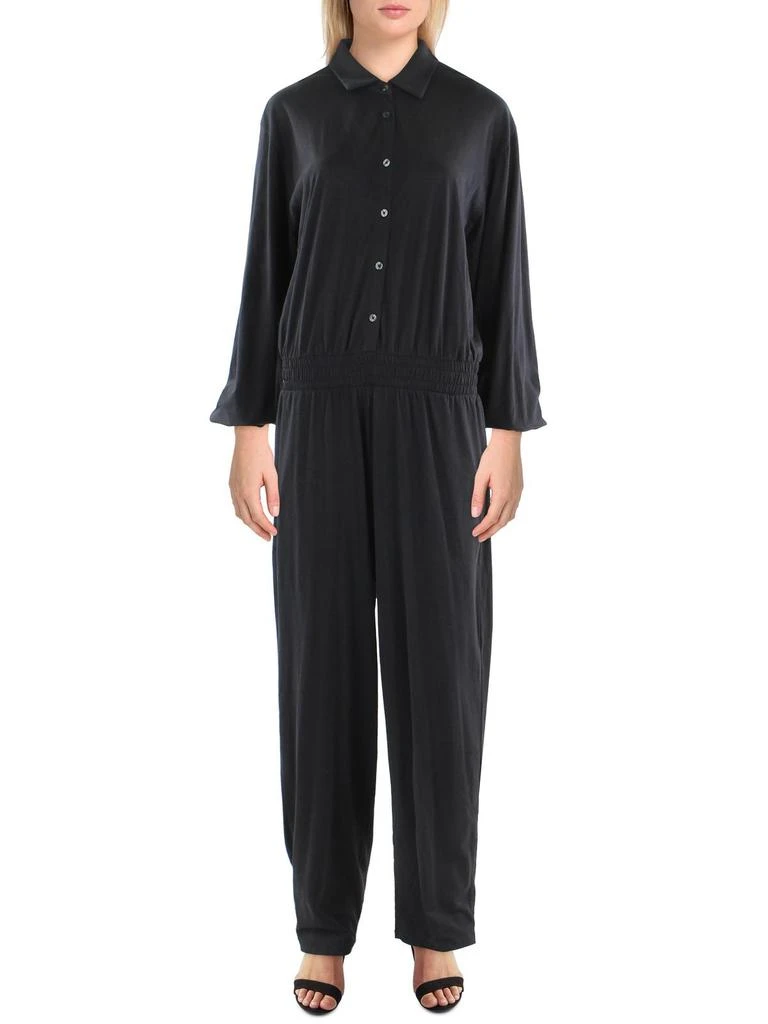 商品ATM|Womens Cotton Collared Jumpsuit,价格¥355,第1张图片