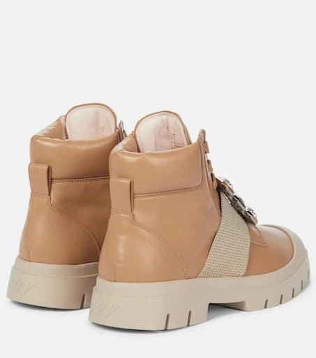 商品Roger Vivier|Viv Desert leather ankle boots,价格¥8894,第3张图片详细描述