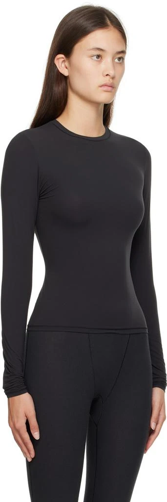 商品SKIMS|Black Fits Everybody Long Sleeve T-Shirt,价格¥541,第2张图片详细描述