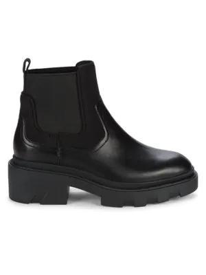 商品Ash|Mastro Leather Pull-On Combat Boots,价格¥1119,第3张图片详细描述