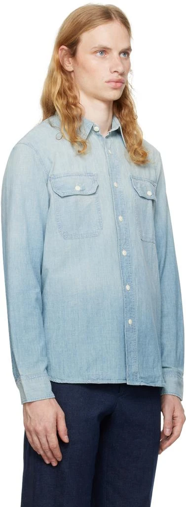 商品RRL|Blue Chambray Work Shirt,价格¥1671,第2张图片详细描述