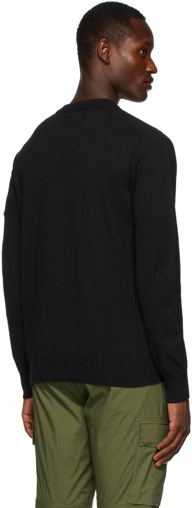 商品Stone Island|Black Stocking Stitch Sweater,价格¥1521,第3张图片详细描述