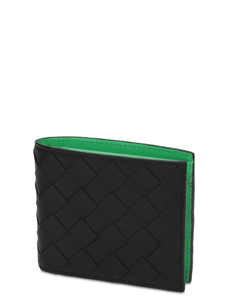 商品Bottega Veneta|Intreccio Two Tone Leather Wallet,价格¥4434,第1张图片