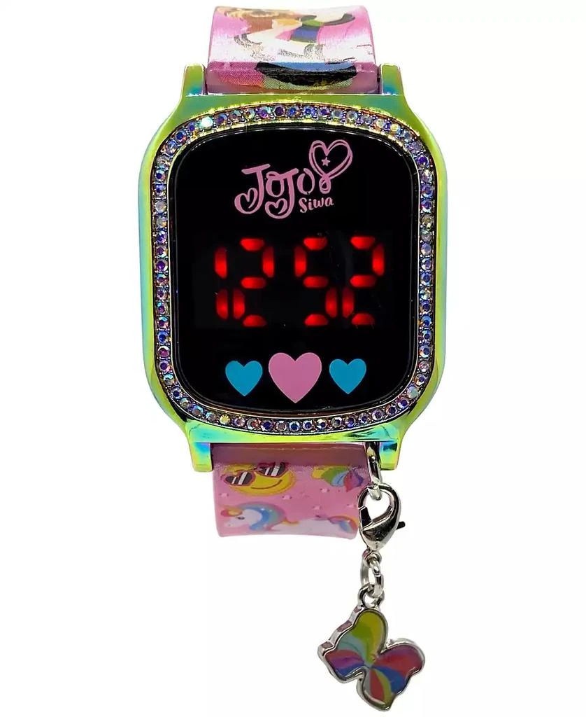 商品Accutime|Kid's Jojo Siwa Pink Silicone Strap Touchscreen Watch 36x33mm,价格¥127,第1张图片