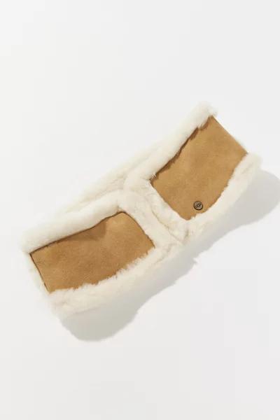 商品UGG|UGG Suede & Sheepskin Headband Ear Warmer,价格¥705,第1张图片