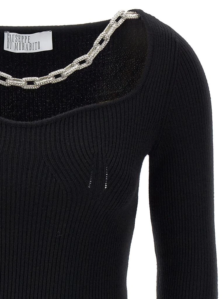 商品GIUSEPPE DI MORABITO|Jewel Chain Sweater,价格¥2834,第3张图片详细描述