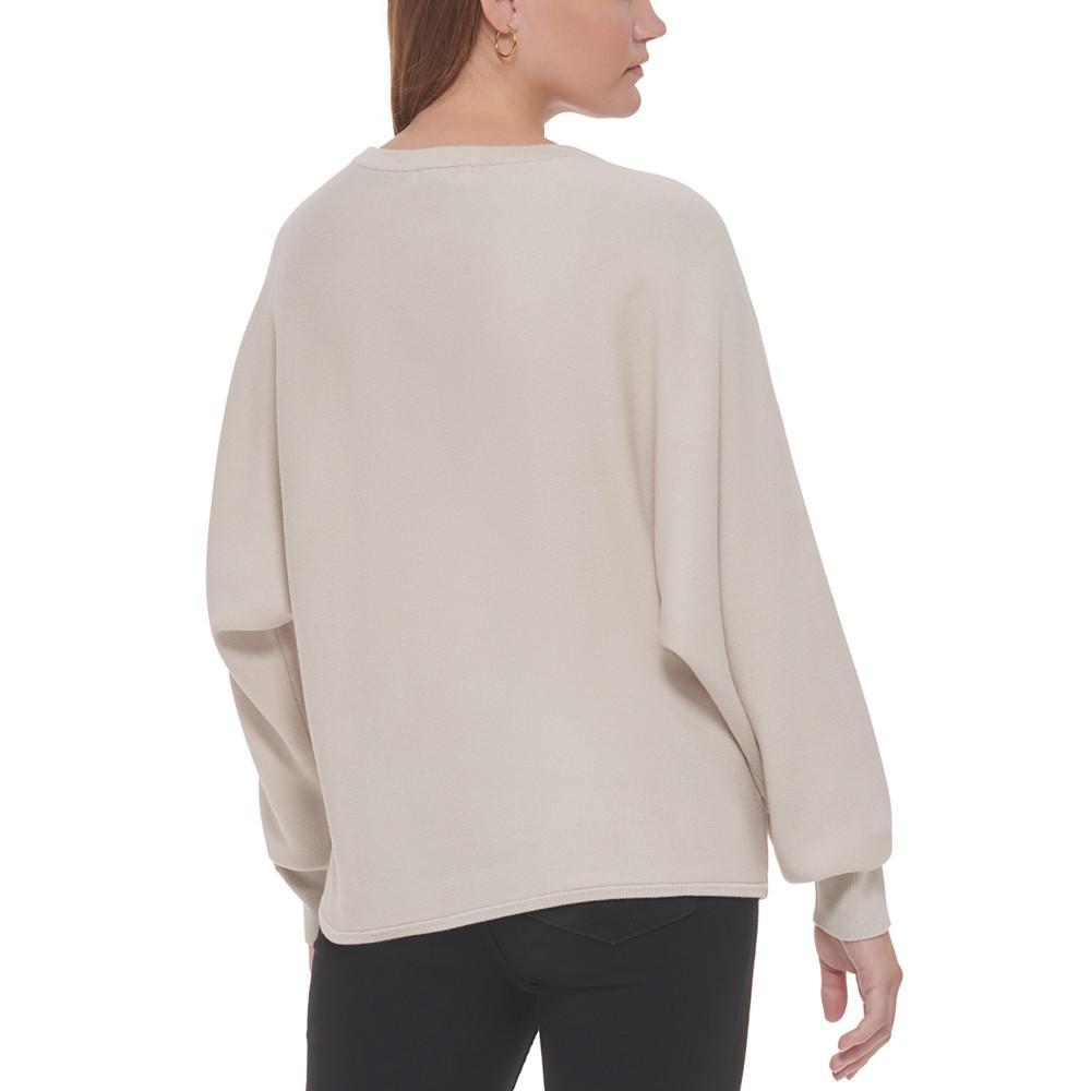 商品Calvin Klein|Women's Monogram Dolman Knit Top,价格¥407,第4张图片详细描述