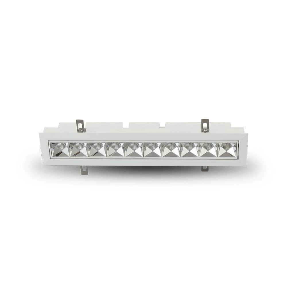 商品VONN Lighting|RUBIK 13.25" 10-Light LED Adjustable Recessed Downlight w/Trim 100-277V Beam Angle 34 Degree White,价格¥1541,第2张图片详细描述