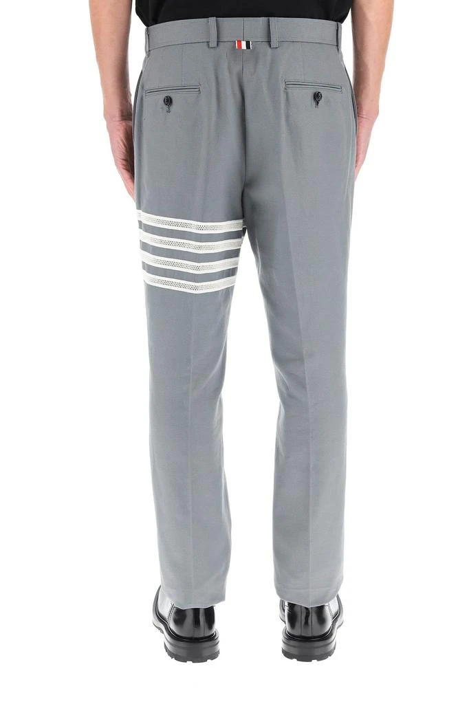 商品Thom Browne|Thom browne unconstructed classic chino trousers 4-bar,价格¥4109,第3张图片详细描述