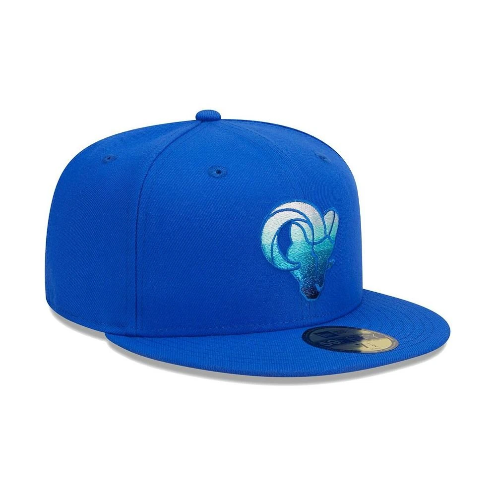 商品New Era|Men's Royal Los Angeles Rams Gradient 59FIFTY Fitted Hat,价格¥357,第4张图片详细描述