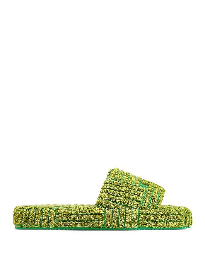 商品Bottega Veneta|Men's Resort Intreccio Jacquard Slide Sandals,价格¥2243,第4张图片详细描述