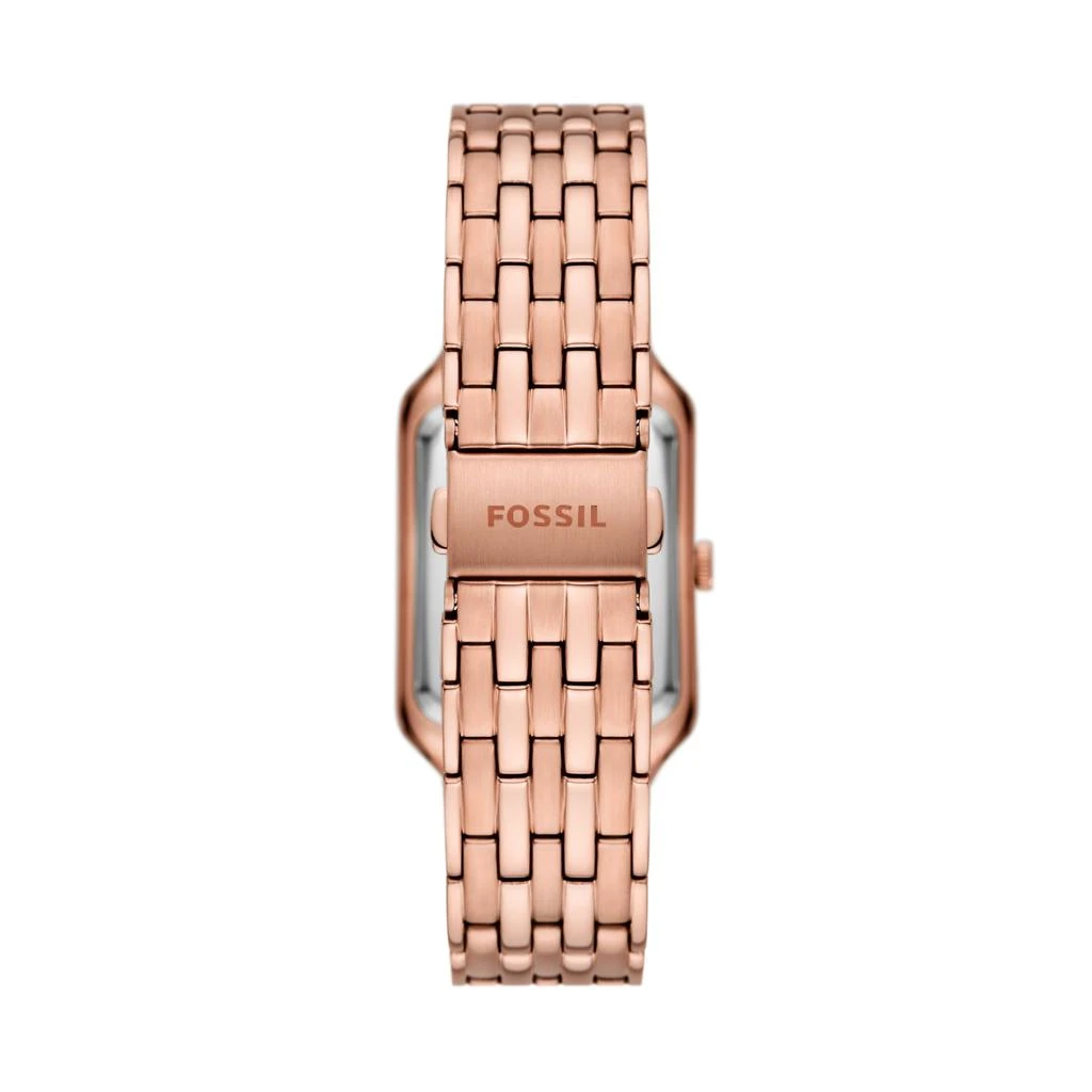 商品Fossil|Raquel Three-Hand Date Rose Gold-Tone Stainless Steel Watch - ES5323,价格¥1459,第3张图片详细描述