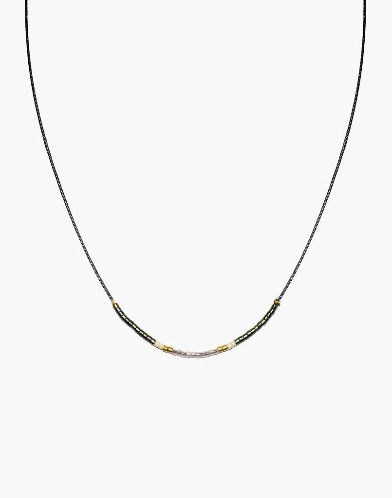 商品Madewell|Cast of Stones Beaded Intention Necklace in Patina and Pink,价格¥188,第1张图片