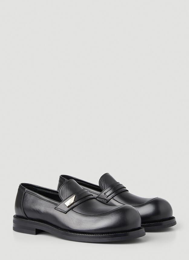 商品Martine Rose|Bulb Toe Loafers in Black,价格¥2990,第4张图片详细描述