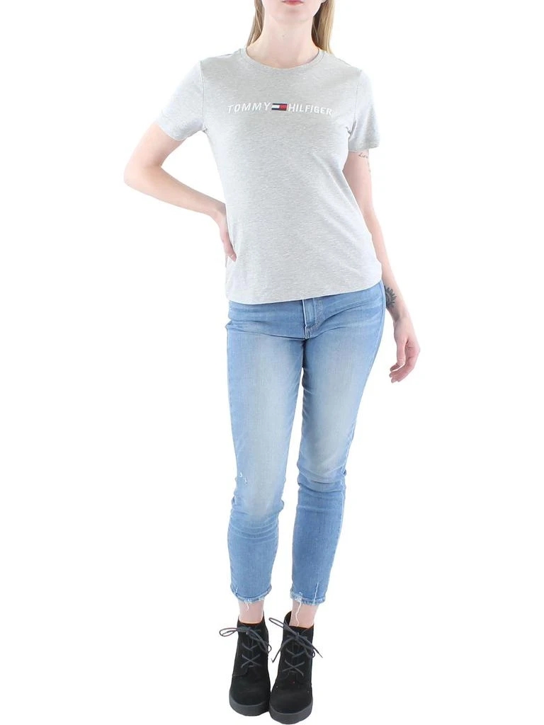 商品Tommy Hilfiger|Womens Logo Crew Neck T-Shirt,价格¥200,第4张图片详细描述