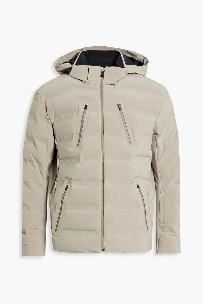 Quilted hooded down ski jacket商品第1张图片规格展示