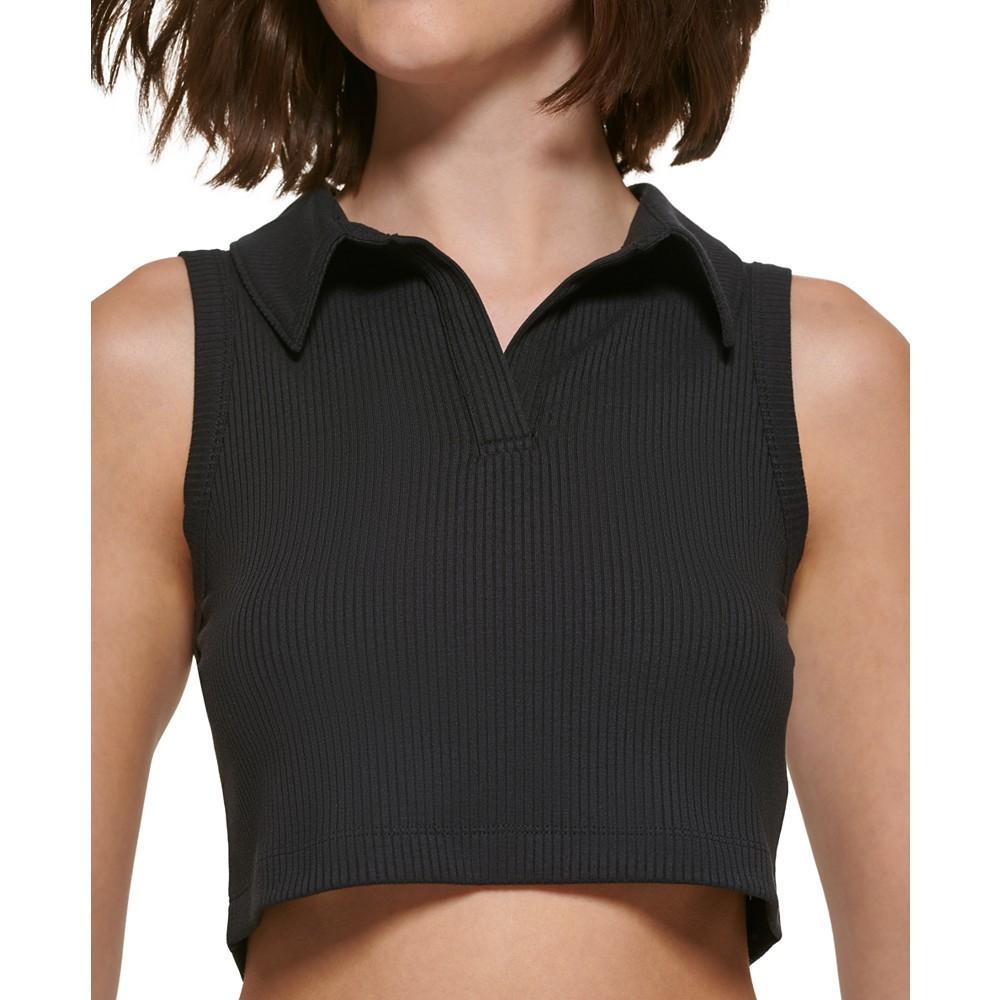 商品Calvin Klein|Perfomance Cropped Polo Tank Top,价格¥140,第1张图片